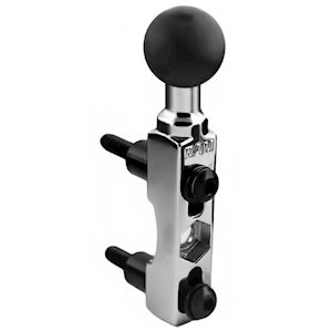 Chrome Handlebar Base with 1" Ball